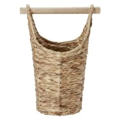 Dérouleur Papier WC Bois Avec Panière Imitation Osier Tressé -Vous ne pouvez pas battre les meubles. 573414 morePictures 01