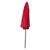 Parasol De Jardin Centré Java Rond Inclinable Rouge Ø250xH245 Cm