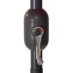 Parasol De Jardin Centré Java Rond Inclinable Rouge Ø250xH245 Cm -Vous ne pouvez pas battre les meubles. 575978 morePictures 04