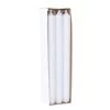 Bougie Chandelle Blanche Ø2xH25 Cm X6