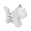 Tirelire Licorne Céramique Blanche