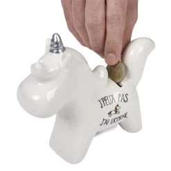 Tirelire Licorne Céramique Blanche -Vous ne pouvez pas battre les meubles. 579704 morePictures 03