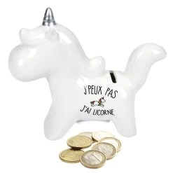Tirelire Licorne Céramique Blanche -Vous ne pouvez pas battre les meubles. 579704 morePictures 04