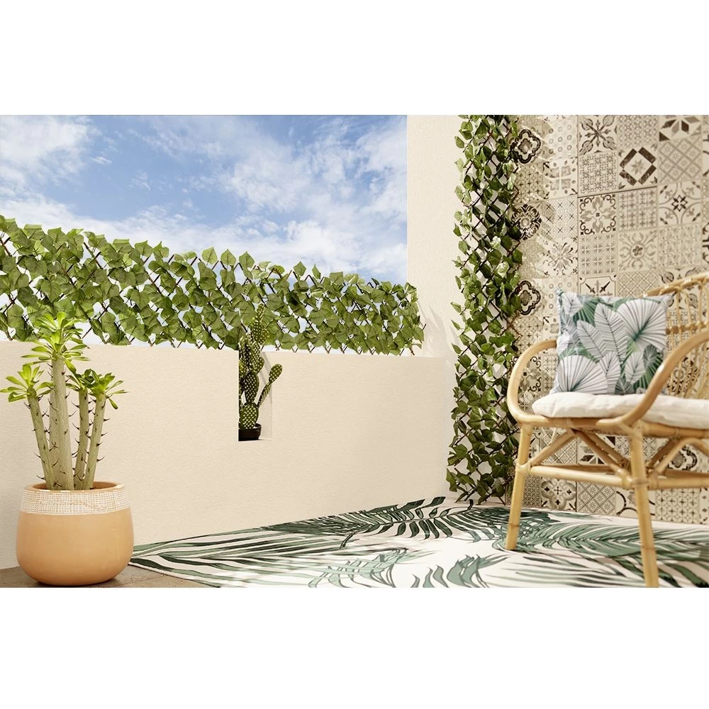 Treillis Extérieur Lumineux Solaire Plante Grimpante Artificielle H180 1 Treillis Extérieur Lumineux Solaire Plante Grimpante Artificielle H180