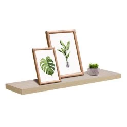 Étagère Murale Rectangulaire En Bois Beige -Vous ne pouvez pas battre les meubles. 580099