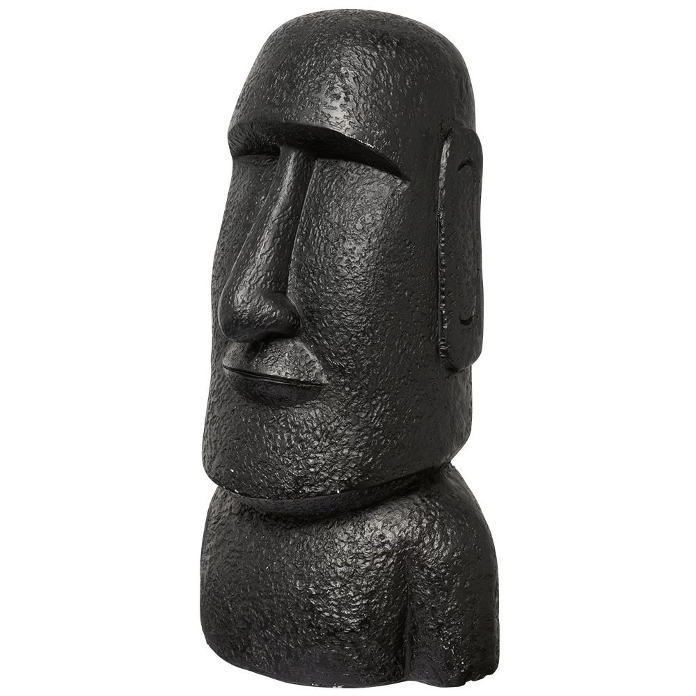Statue île De Pâques Noir H41cm 2 Statue île De Pâques Noir H41cm – Image 2