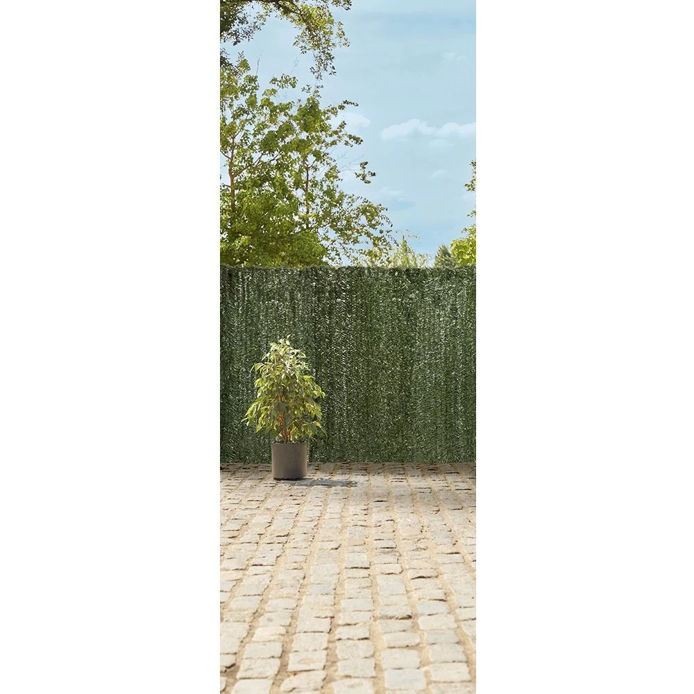 Haie Artificielle Fine Bicolore Vert 110 Brins L300 X H100 Cm 3 Haie Artificielle Fine Bicolore Vert 110 Brins L300 X H100 Cm – Image 3