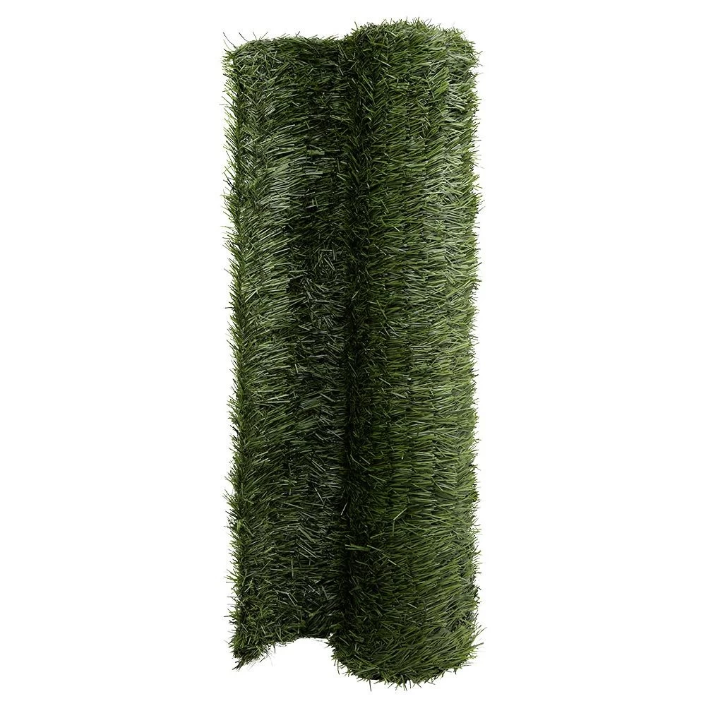 Haie Artificielle Fine Bicolore Vert 110 Brins L300 X H100 Cm 1 Haie Artificielle Fine Bicolore Vert 110 Brins L300 X H100 Cm