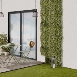 Mur Végétal 4 Carreaux Cyprés Artificiel Vert -Vous ne pouvez pas battre les meubles. 580286