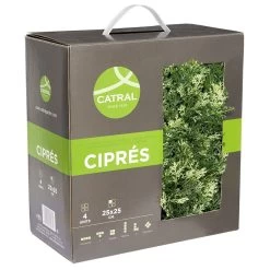 Mur Végétal 4 Carreaux Cyprés Artificiel Vert