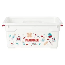 Boîte à Pharmacie Blanche Et Rouge