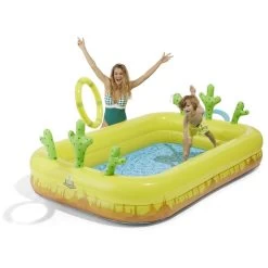 Piscinette Catch Cactus Gonflable Avec Cerceau X3 L260x175xH82cm 5 Piscinette Catch Cactus Gonflable Avec Cerceau X3 L260x175xH82cm -Vous ne pouvez pas battre les meubles. 581349 morePictures 01