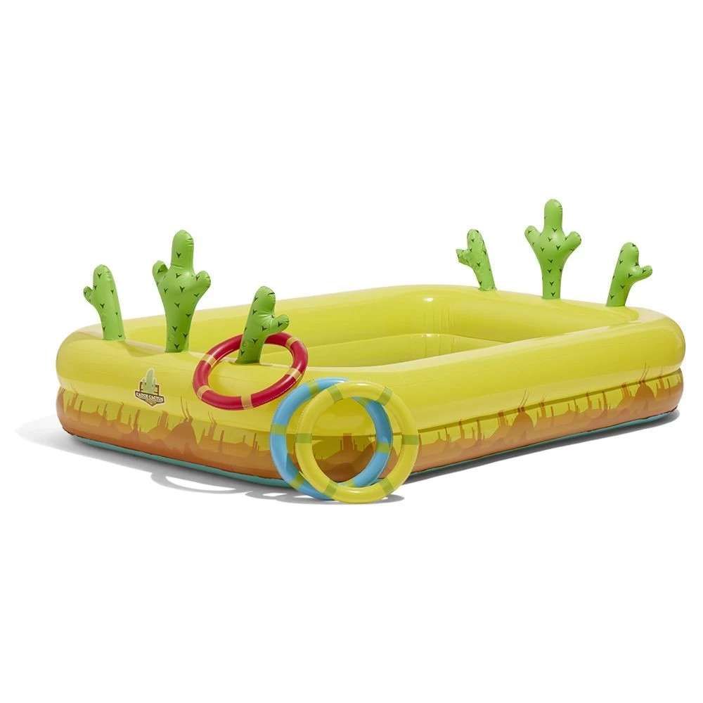 Piscinette Catch Cactus Gonflable Avec Cerceau X3 L260x175xH82cm 2 Piscinette Catch Cactus Gonflable Avec Cerceau X3 L260x175xH82cm – Image 2