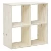 Structure Cubox 4 Cases 70x30x70cm Pin Naturel