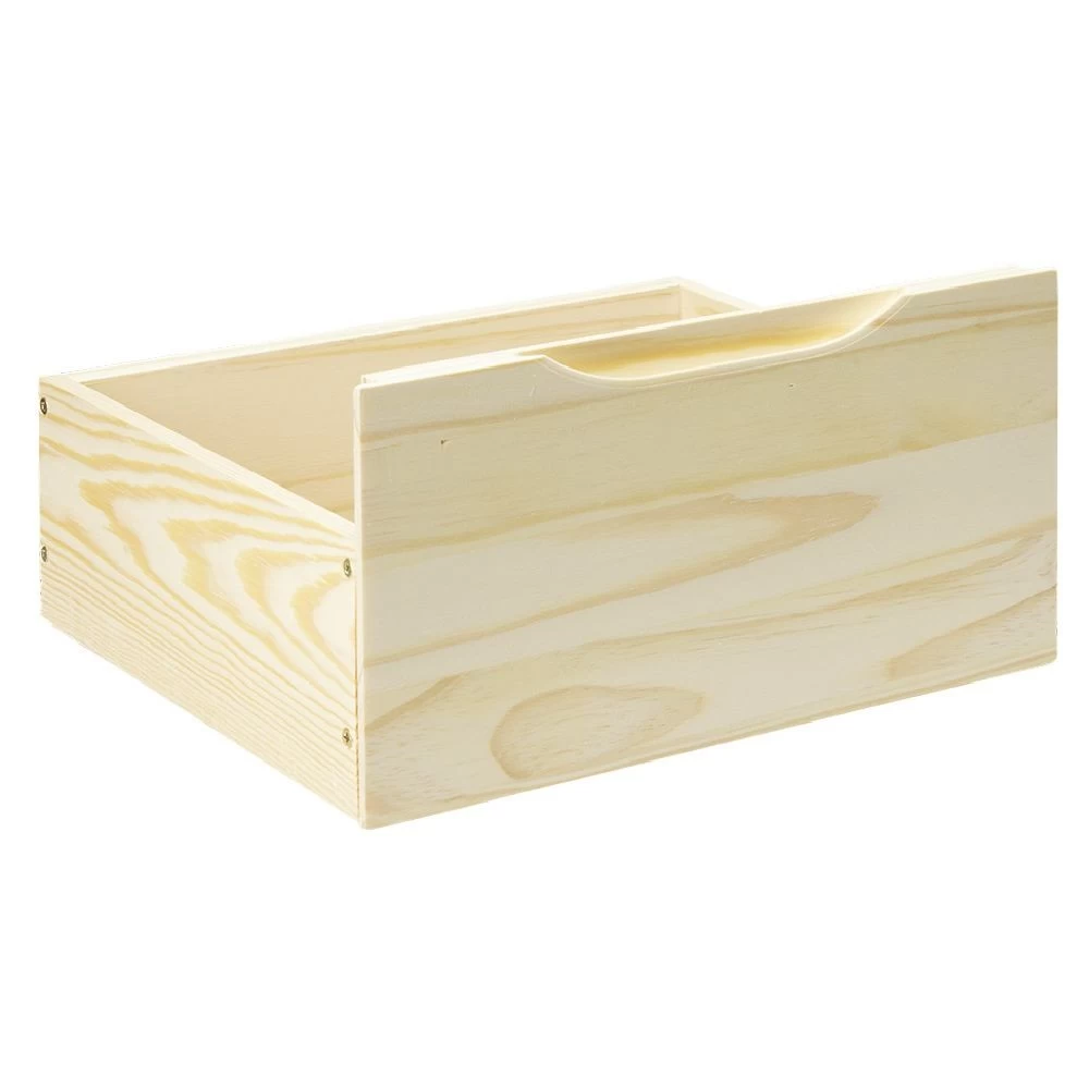 Tiroir Cubox Pin Naturel 3 Tiroir Cubox Pin Naturel – Image 3