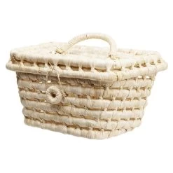 Malle Décorative En Fibre Naturelle