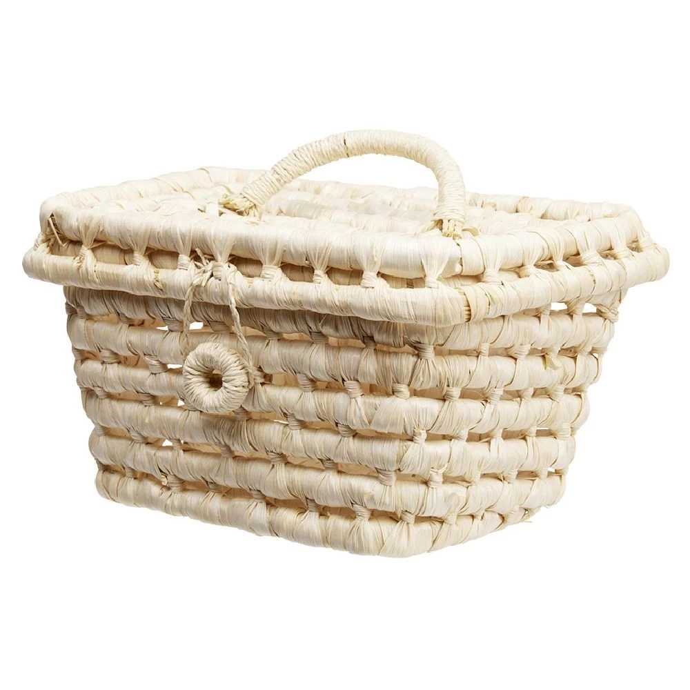 Malle Décorative En Fibre Naturelle 1 Malle Décorative En Fibre Naturelle