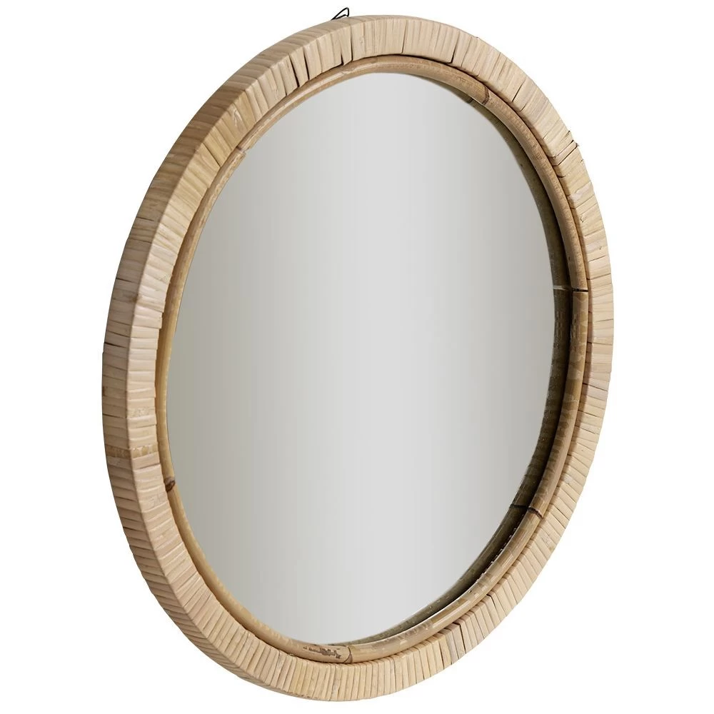 Miroir Rond Contour Rotin Naturel 1 Miroir Rond Contour Rotin Naturel