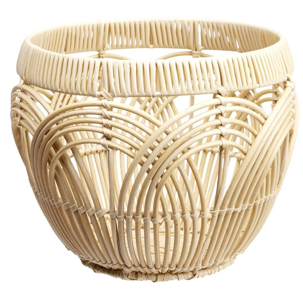 Corbeille Ronde Imitation Rotin 1 Corbeille Ronde Imitation Rotin
