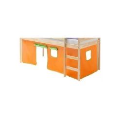 Rideaux MAX Pour Lit Superposé Ou Surélevé Vert/orange
