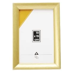 Cadre Porte Photo Doré 10x15 Cm