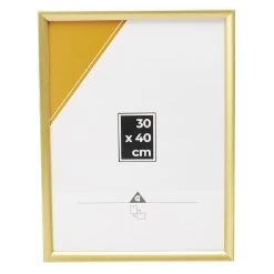 Cadre Porte Photo Doré 30x40 Cm