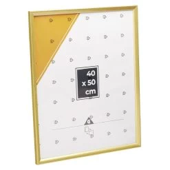 Cadre Porte Photo Doré 40x50 Cm