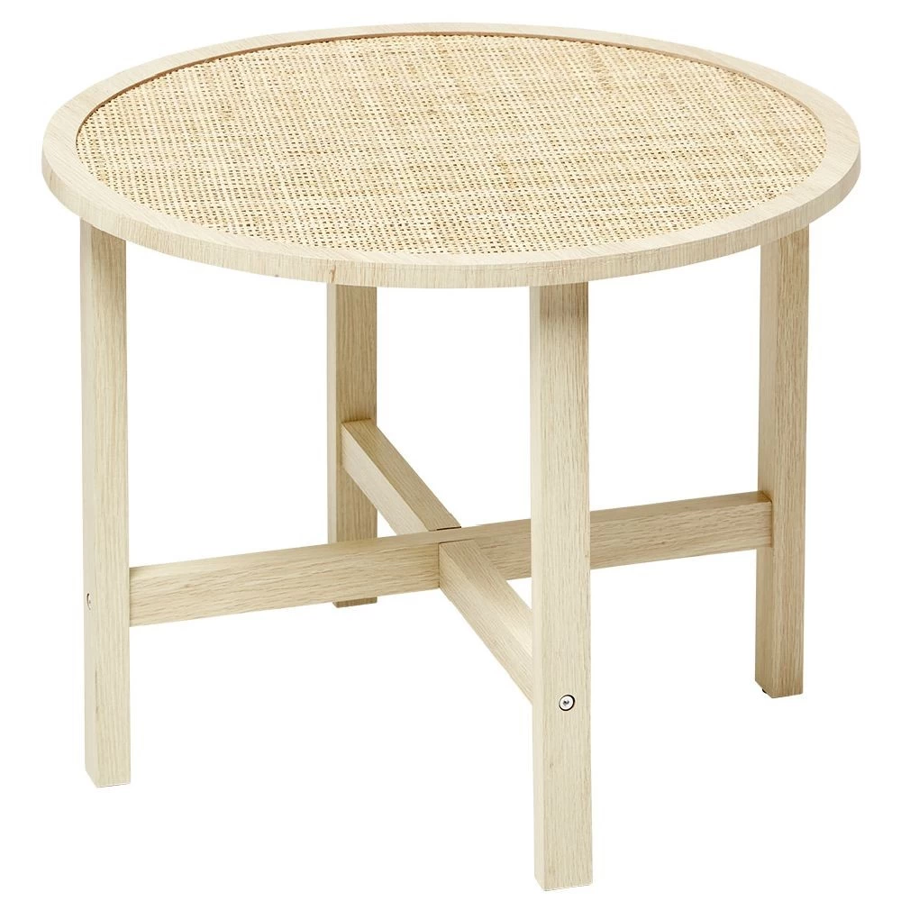 Table Basse Kanna Cannage De Rotin Ø60xH45 Cm 3 Table Basse Kanna Cannage De Rotin Ø60xH45 Cm – Image 3