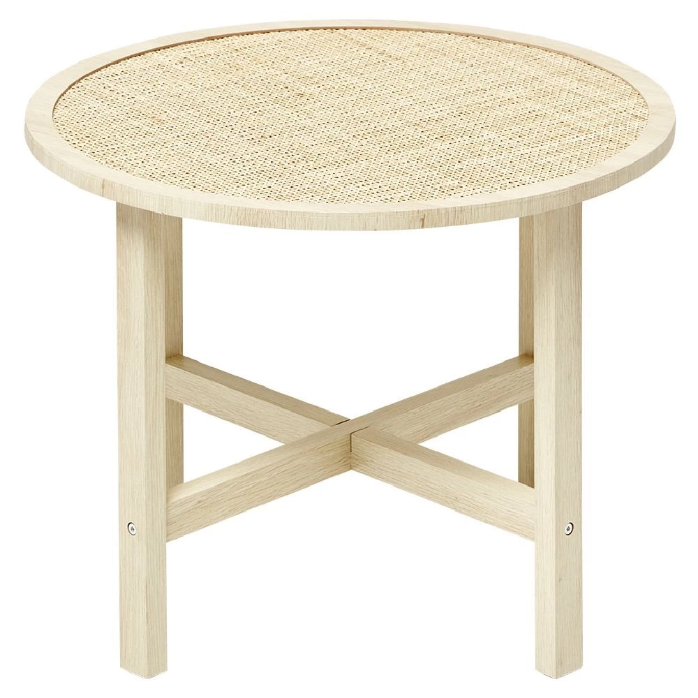 Table Basse Kanna Cannage De Rotin Ø60xH45 Cm 4 Table Basse Kanna Cannage De Rotin Ø60xH45 Cm – Image 4
