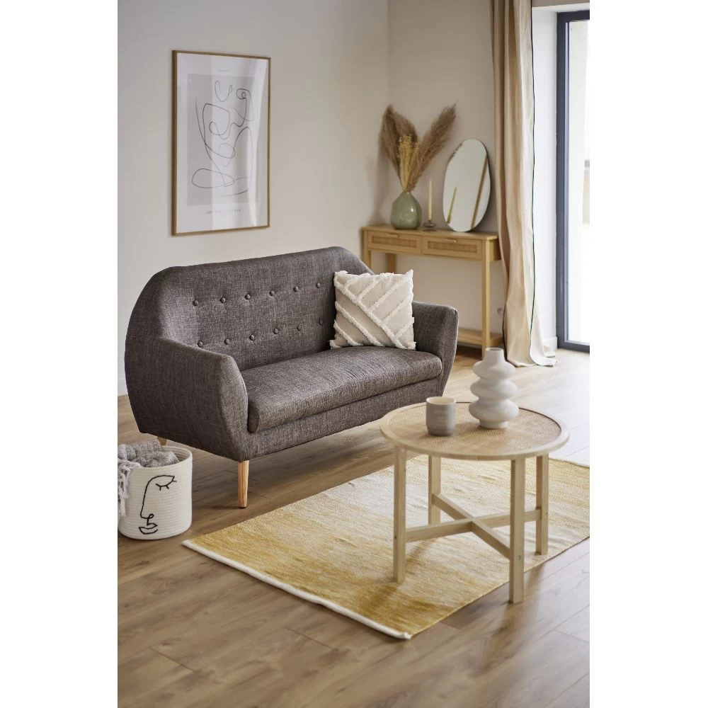 Table Basse Kanna Cannage De Rotin Ø60xH45 Cm 2 Table Basse Kanna Cannage De Rotin Ø60xH45 Cm – Image 2