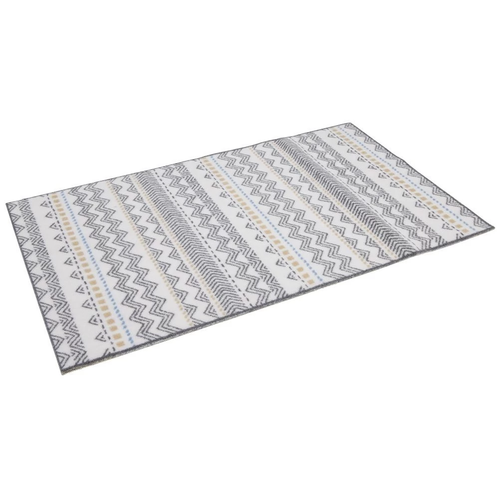 Tapis De Cuisine Imprimé Ethnique Vert 80x50cm 2 Tapis De Cuisine Imprimé Ethnique Vert 80x50cm – Image 2