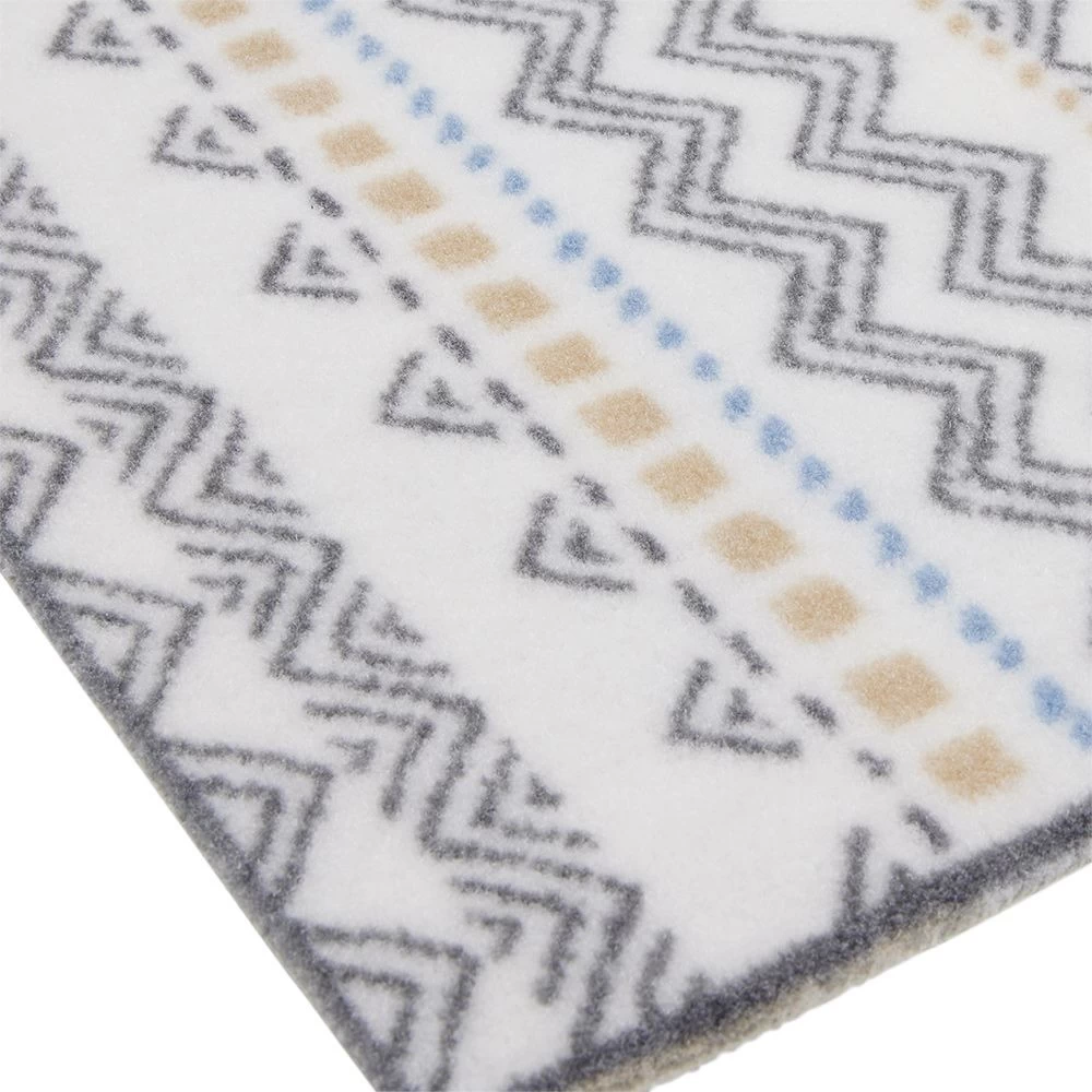 Tapis De Cuisine Imprimé Ethnique Vert 80x50cm 3 Tapis De Cuisine Imprimé Ethnique Vert 80x50cm – Image 3