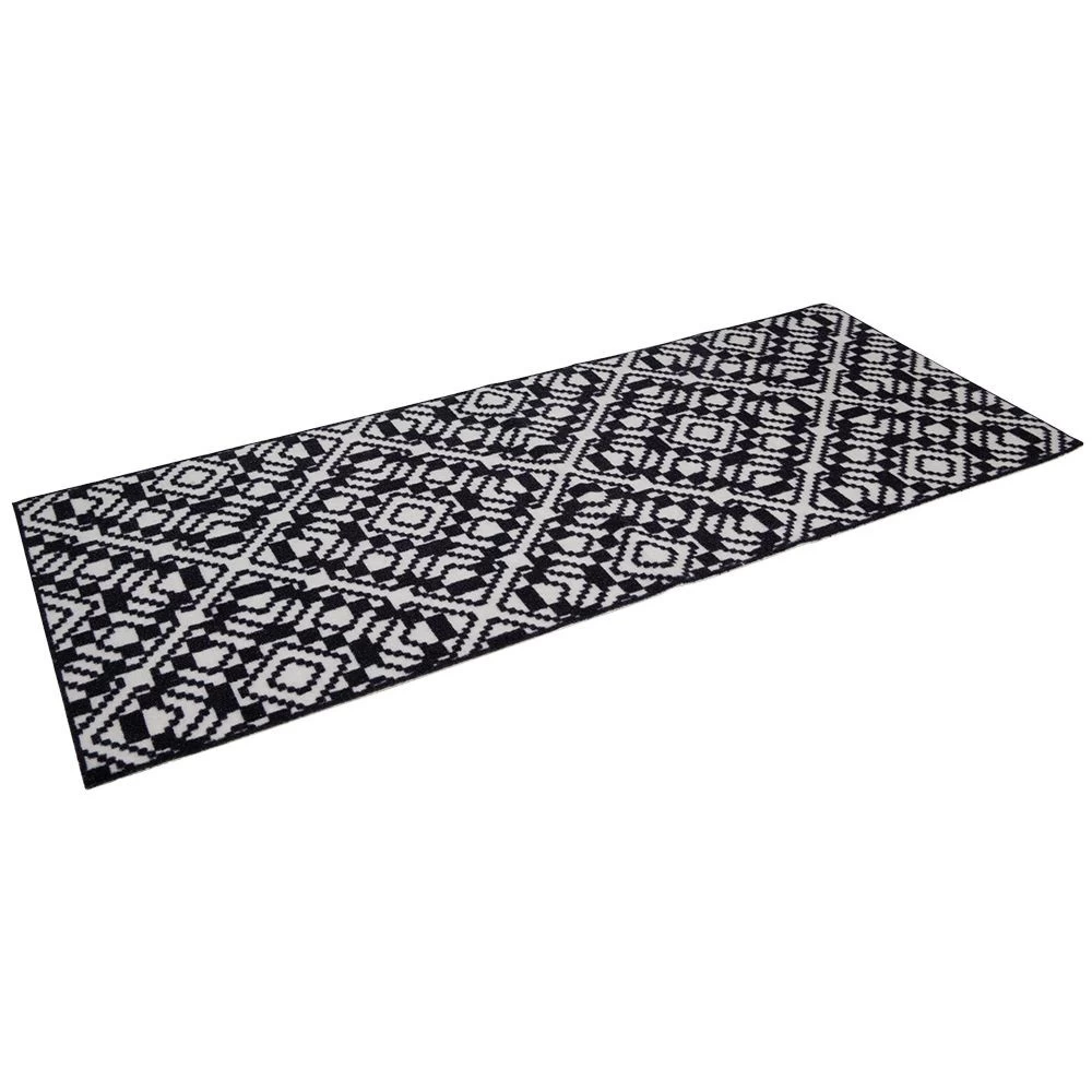 Tapis De Cuisine Antidéapant Absorbant Imprimé Tomette Bleu 80x50cm 1 Tapis De Cuisine Antidéapant Absorbant Imprimé Tomette Bleu 80x50cm