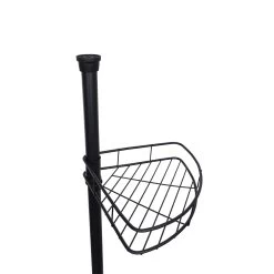 Étagère D'angle 3 Niveaux Métal Noir