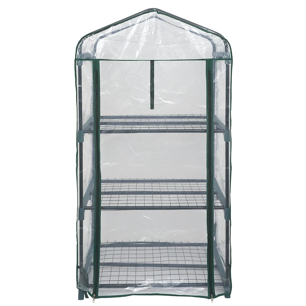 Serre De Jardin 3 étages H.125cm 1 Serre De Jardin 3 étages H.125cm