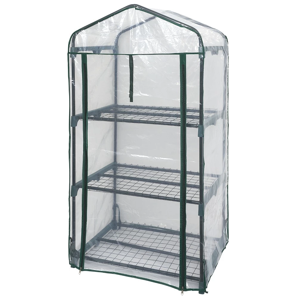 Serre De Jardin 3 étages H.125cm 2 Serre De Jardin 3 étages H.125cm – Image 2