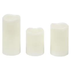 Bougie LED Blanc Chaud X3