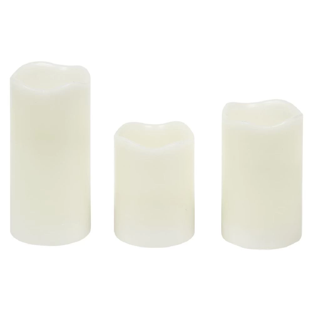 Bougie LED Blanc Chaud X3 1 Bougie LED Blanc Chaud X3