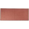 Tapis De Cuisine Latex Uni Rouge 120x50 Cm