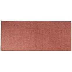 Tapis De Cuisine Latex Uni Rouge 120x50 Cm