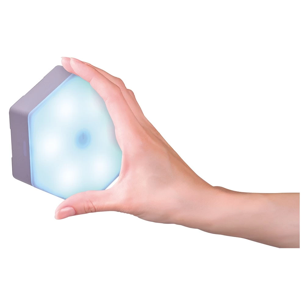 Lampe LED Adhésive Forme Hexagone X3 3 Lampe LED Adhésive Forme Hexagone X3 – Image 3