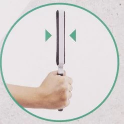 Brosse Attrape Poils Plate Auto Nettoyante Double Face Bleu