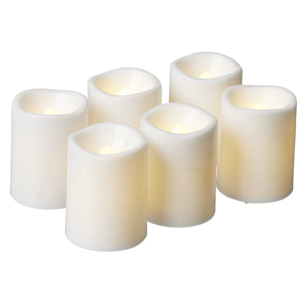 Bougie LED Blanche X6 1 Bougie LED Blanche X6