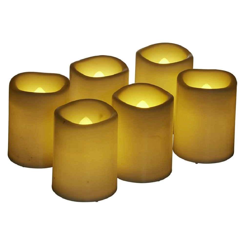 Bougie LED Blanche X6 2 Bougie LED Blanche X6 – Image 2