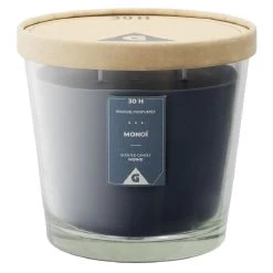 Bougie Parfumée Dans Verre Senteur Monoï Ø13,5xH12,5cm 30H