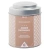 Bougie Parfumée Pot Métal Gris Et Moutarde Senteur Ambre Patchouli 26H