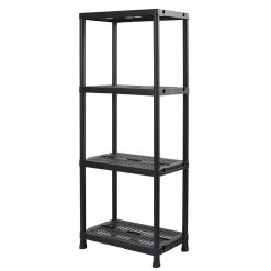 Étagère Plastique Noir 4 Niveaux L60xl30xH138cm 10 Étagère Plastique Noir 4 Niveaux L60xl30xH138cm -Vous ne pouvez pas battre les meubles. 596258 morePictures 03