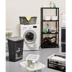 Étagère Plastique Noir 4 Niveaux L60xl30xH138cm 15 Étagère Plastique Noir 4 Niveaux L60xl30xH138cm -Vous ne pouvez pas battre les meubles. 596258 morePictures 04