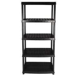 Étagère Plastique Noir 5 Niveaux L71xl35xH180cm 7 Étagère Plastique Noir 5 Niveaux L71xl35xH180cm -Vous ne pouvez pas battre les meubles. 596262