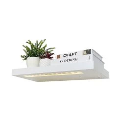 Étagère Murale Lumineuse à LED L.60 Cm -Vous ne pouvez pas battre les meubles. 596598